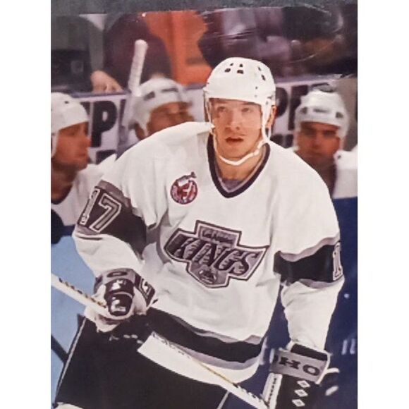 NHL Hockey Legend LA Kings JARI KURRI Vintage Original Autograph Picture Framed - Picture 7 of 8